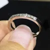 2024 Choucong Seis Garras Anéis de Casamento Joias Clássicas 925 Prata Esterlina Preenchimento Grande Corte Redondo 5A Zircão Cúbico CZ Diamante Mulheres Casal Conjunto de Anel de Noiva Presente