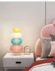 Golvlampor Creative Macaron Girl's Bedroom Desk Lamps Glass Living Decoration Maison Rooms SOFA SIFA LAMP CANDY STRING RAINBOW GOLVLIGHT MARBRE PEDESTAL YQ231124