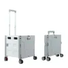 Carts Universal Wheel Foldable Shopping Cart, Trolley, Mobile Storage Boxes, Item Container Organizer