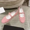 Sapatos de balé femininos de alta qualidade com fivela e sapato plano único tamanho EUR35-EUR40 26713