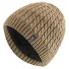 Bérets unisexe chapeau d'hiver en peluche doublé de fourrure casquette élégante bonnet doux chapeaux pour hommes femmes chaud épais ski en plein air