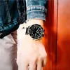 Amber Water Ghost Watch Mens Fashion الكورية الكوارتز التقويم