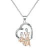 Ожерелья с подвесками, ожерелье на день матери, сердце для ее праздника, помолвки, свадьбы