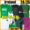 Xxxl 4xl 2024 Irland fotbollströjor specialutgåva Doherty Duffy 24 25 National Team Egan Brady Keane Hendrick McClean New Sport Men Kids Uniform Football Shirt