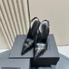 Новые босоножки из лакированной кожи с острым носком Slingback Y Туфли-лодочки Босоножки на шпильке 10,5 см женские на высоком каблуке Роскошное дизайнерское платье Сексуальная обувь квадратного размера 35-42