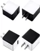 Szybkie ładowanie UE US AC Home Wall Charger 5V 3A QC30 Adaptery energetyczne dla iPhone'a 12 13 14 Samsung Huawei Xiaomi USB Plug4469181