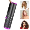 Irons Electric Mini Portable Hair Curler Rotating Auto Wireless Cordless USB Rechargeable Heatless Automatic Ceramic Curling Irons