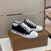 Designer damesschoenen Mode casual boardschoenen Trend platte canvas schoenen herenschoenen met veters van rundleer