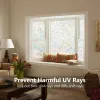 Filmer Skyddande anti UV -klistermärke Explosionsfast isolering Glas Vinyl Tint Glid Door Rainbow Decorative Window Film Statisk kling