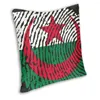 Kudde Algeriet Flag Square Case Polyester Decorative 45 45cm Covers