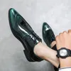 Chaussures habillées italiennes Oxford de haute qualité à lacets costume chaussures de mariage formel hommes
