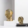 Skulpturen Nordic Abstrakte Alien Keramik Statue Figur Büro Home Dekoration Desktop Dekor Handgemachte Handwerk Skulptur Moderne Kunst Geschenk