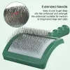Combs Pet Grooming Hair Remover Brush Manual Hushåll Skönhet Hårborste Långhandtag Professionell återanvändbar Deshedding Rake