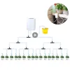 Kits 2/4/8/12/16 Heads Automatic Watering Pump Controller Plant Flower Home Sprinkler Drip Irrigation Device Pump Timer System Garden