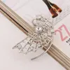 Stud Earrings 1Pcs Crystal Spider Web Earring Wrap Cuff Net Punk Pierced