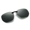 Zonnebril KLASSNUM Mannen Rijden Clip Op Voor Bijziendheid Brillen Gepolariseerde Vrouwen Vierkante Nachtzicht Vissen UV400 Zonnebril