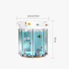 Baignoires Salle De Bain Baignoire Gonflable Transparente Maison Adulte Corps Complet SPA Hydrothérapie Baignoire Thermique Enfants Natation Baignoire Gonflable