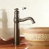 Badrumsfläckkranar 2024 Fashion China Antique Brown Facet Factory Brass Basin 9888G