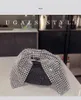 Borse a tracolla Mini borsa di moda di alta qualità Cristallo brillante Strass Diamanti Sera Donna Fiocco Borsa a mano Borsa pochette per festa di nozze