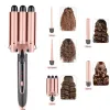 Ijzers 5 In 1 Haar Krultang Professionele Krultangen Sets Vervangbare Vaten Roller Strand Golven Haar Styling Tools Dual Voltage