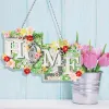 Stitch 5D DIY Diamond Painting Hanging Ornament Diamond Embroidery Home Decoration Pendant with Light DIY Craft Diamond Mosaic Kit