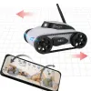 Bilar fpv wifi rc bil realtid kvalitet mini hd kamera video fjärrkontroll robot tank intelligent iOS anroid app trådlösa leksaker