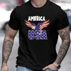 Męskie koszulki Męskie T-shirty T-shirt U.S. Ołówek Męskie T-sens Krótki czas rękawy Krótkie rękawy koszulki 3D Zwierzę