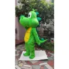 Mascot Costumes Halloween Christmas Green Dragon Dinosaur Mascotte Cartoon Plush Fancy Dress Mascot Costume