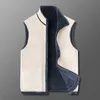 crocodile brand Cmere Vest Autumn Winter Casual Sleevel Jacket Men Warm Fleece Men Vest Jacket Thick Sleevel Men's Vest X7ic#