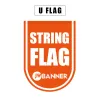 Zubehör Benutzerdefinierte Polyester-Schnurflagge 14 * 21 cm / 20 * 30 cm / 30 * 45 cm Außenschnur-Banner Ammern Festival-Party-Feiertagsdekoration