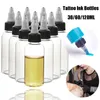 Storage Bottles Empty Plastic Makeup Tools Pigment Container Refillable Dropper Tattoo Ink