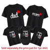 Mama papa mij familie bijpassende outfits vader dochter zoon kleding look tshirt papa en mij papa baby kinderkleding vader baby outfits 240318