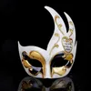 Homens Sex Ladies Masquerade Bola Máscaras Venetian Party Máscara de Olho Preto Carnaval Fancy Dress Costume Party Masks Decor 240326