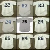 Maglia da uomo 1969-2003 ROGER CLEMENS DON MATTINGLY RICKEY HENDERSON TINO MARTINEZ JOE GIRARDI #25 PEPITONE ORLANDO HERNANDEZ Maglia da baseball York di ritorno al passato S-5XL