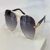 Neue Modedesign-Sonnenbrille 1091 rahmenlose Pilotenlinse Metallrahmen schlangenförmiger Pfahlkopf beliebter großzügiger Stil Top-Schutz g5841641