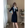 New Chinese Style Women's Clothing 2024, New Spring Clothing, Feeling, Super Beautiful Temperament, High-end Exquisite Black Dress