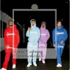 Mens Tracksuits Y2k Nofsly Tracksuit Hooded Pullover Sweatpants Sport Y2K Clothe Suit Casual Jogger Sportswear 2 Piece Y2k Hoodie Top 519