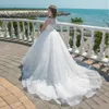 2024 مصمم Vestidos Kids First Compleion Dresses for Little White Flower Girl Dress Princess Child Wedding Party Juniorbridyid Maxi Prom Bress