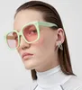 2020 Neues Big Beige Square Sonnenbrille Mode UV Vintage Shades Gläsern Gradienten Brillen Rahmen Männer Frauen Brille Lunette6576130