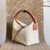 Box Loe Female Designer 2024 Canvas Cubi Shoulder Tote Bags Bag Lunch Lady Classic Portable Purse Canvas Flower Square Underarm Handväskor 5xc6