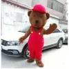 Mascot Costumes Bear with Hat Mascotte Fancy Dress Character Carnival Christmas Celebration Mascot Costume