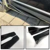 Ny universell 48 cm längd bil sidosidan kjol stötfångare spoiler splitter protector skrapa audi e90 för vw golf 5 6 tillbehör