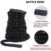 Jump Ropes Weighted Rope Gym Outdoor Home Fitness Exercise Physical Training Battle Battling Strength 240319 Drop Delivery Sports Outd Otsjn