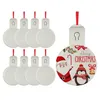 Christmas Decorations Sublimation Blanks Led Acrylic Ornaments With Red Rope For Tree Drop Delivery Home Garden Festive Party Supplie Otpwm