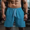 Ueteey Hommes Hot Shorts Poids léger Pantalon court mince Courir Squat Fitn Mens Gym Wear Séchage rapide Homme Cordon Shorts P1Er #