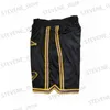 Pantaloncini da uomo Pantaloncini da basket LEGEND 8 24 Quattro tasche con cerniera Cucito Ricamo Pantaloncini sportivi da esterno Pantaloni da spiaggia di alta qualità Nero 2023 NUOVO T240325