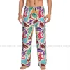 Colorido Dinosaur Mens Pijamas Pijamas Calças Lounge Pants Sleep Bottoms C6dE #