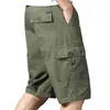 Pantaloncini cargo da uomo Primavera Estate Abbigliamento sportivo Pantaloncini da uomo Bermuda Pantaloni larghi e alti Pantaloni larghi e dritti da atletica Pantaloni e5zG #