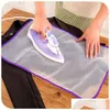 Ironing Boards Cloth Protective Press Mesh Insation Board Mat Er Against Pressing Pad Mini Iron Random Colors Drop Delivery Home Gar Otwjp