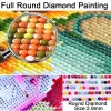Stitch Homfun 5st Full Square/Round Drill 5D DIY Diamond Målning "Animal Tiger" Multipicture Combination 3D broderi 5D Heminredning